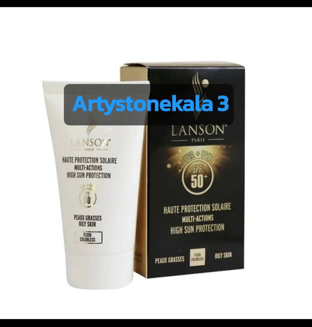 کد_A54   کرم ضد آفتاب بی رنگ لانسون SPF 50 مدل مولتی اکشن محافظ UVA ,UVB مناسب پوست چرب و مختلط حجم 40 میلی لیتر