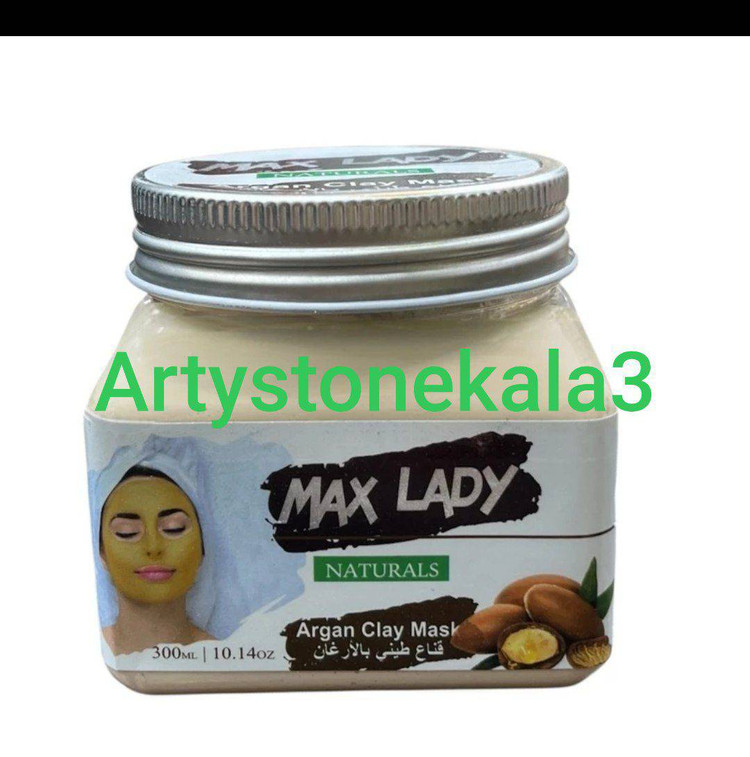 کدA19 ماسک کرمی صورت و بدن مکس لیدی مدل آرگان حجم 300 میلیلیتر مناسب انواع پوست با ترکیبات روغن آرگان، آبرسان، لایهبردار، کوچککننده منافذ، نرمکننده،