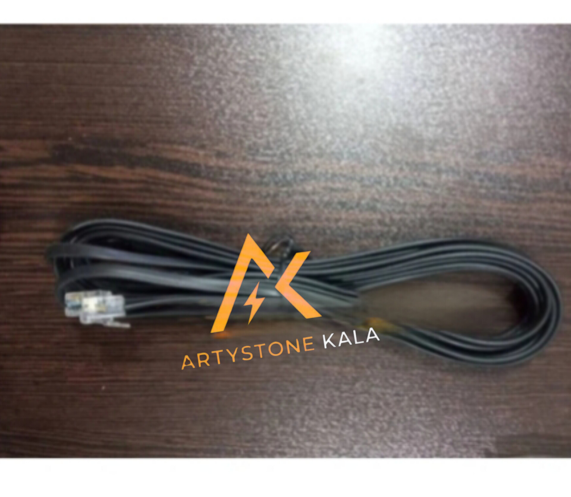 کد=604_ کابل تلفن  تمام مس  طول=۳متری