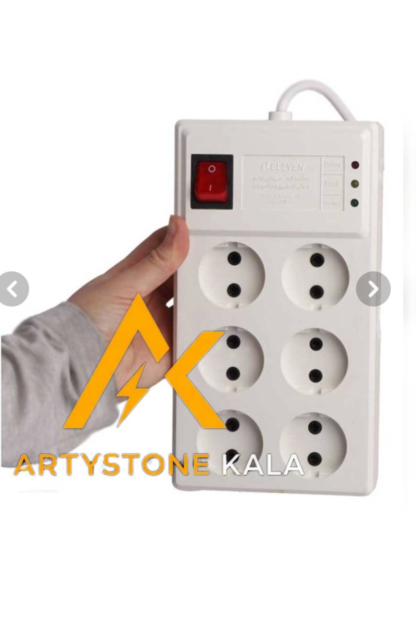 محافظ برق 6 خانه با طول کابل 3 متر | ORGINAL__کد_1001