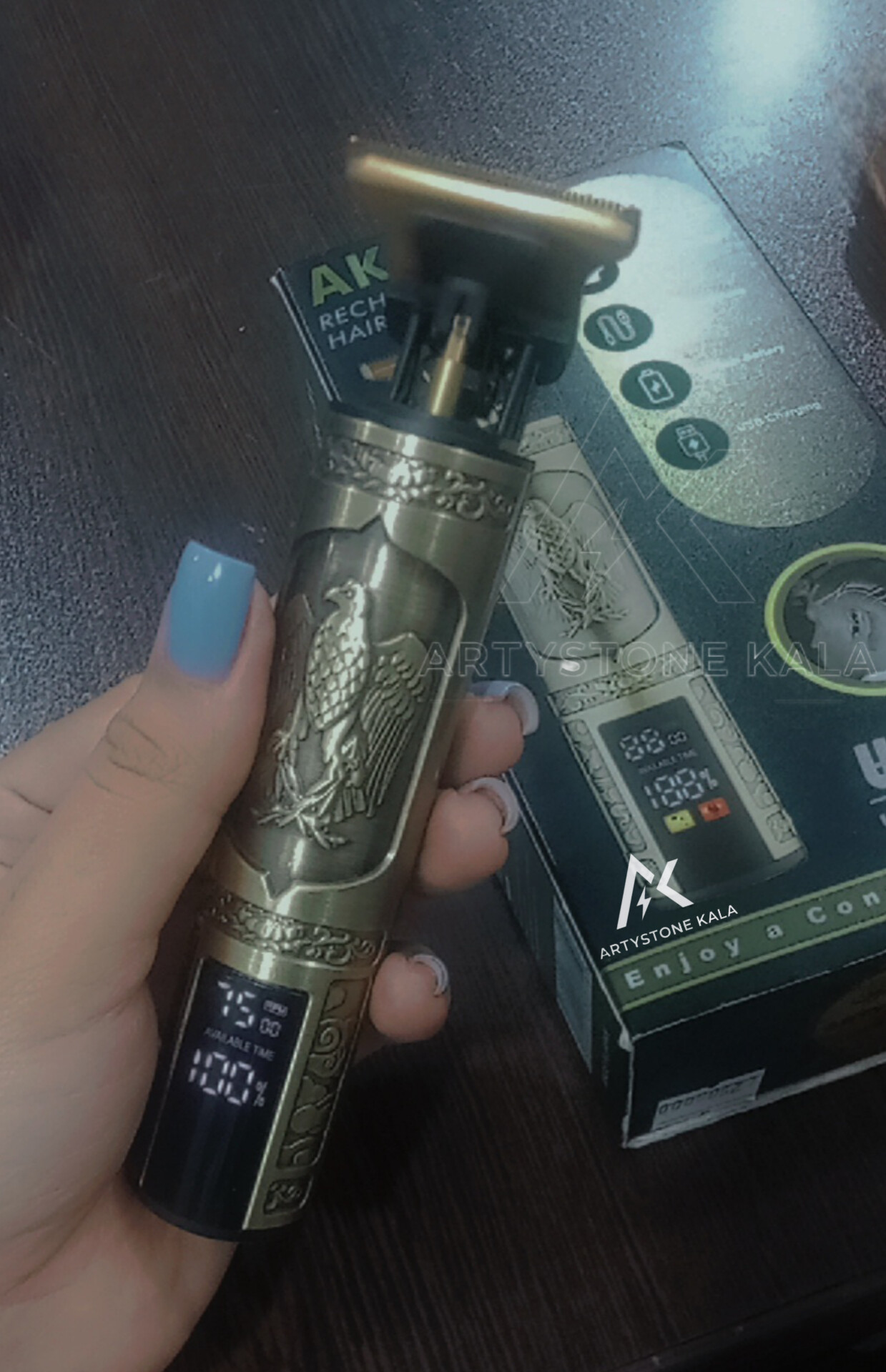 ماشین اصلاح  تمام فلز  و شارژ usbژاپن کد_291