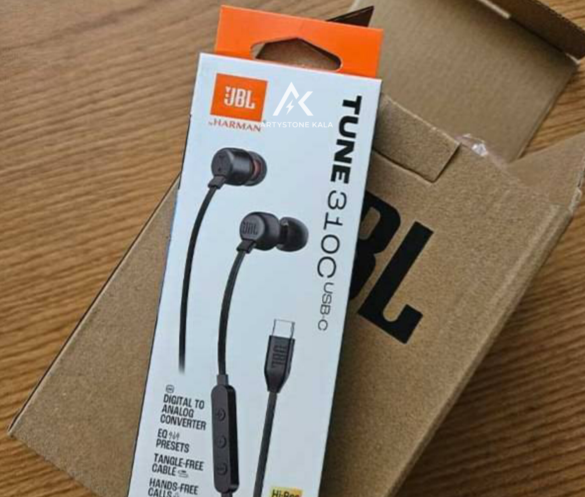 هندزفری تایپ سی JBL قابلیت مکالمه  قابلیت کنترل موسیقی  کیفیت فوق العاده  دارای سری ژله ای اضافه ــ کد_298