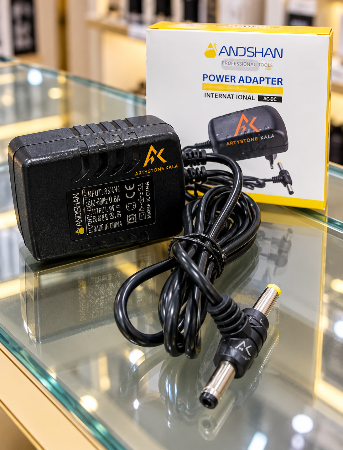 آدابتور مودم | دارای 9V و 2A | کمبو دو سرفیش ــ کد_996