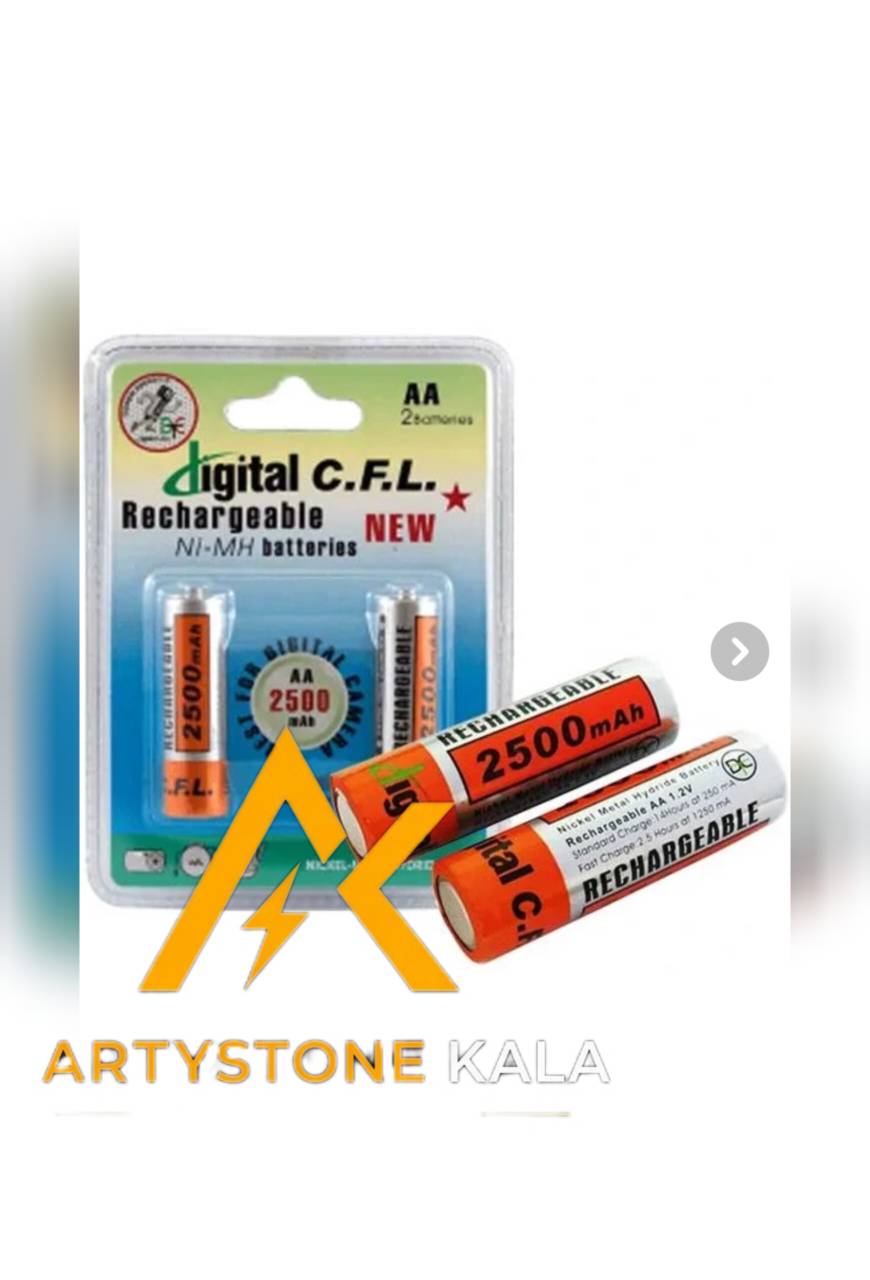 باطری قابل شارژ DIGITAL CFL قلم 2500MAH  کد_1040